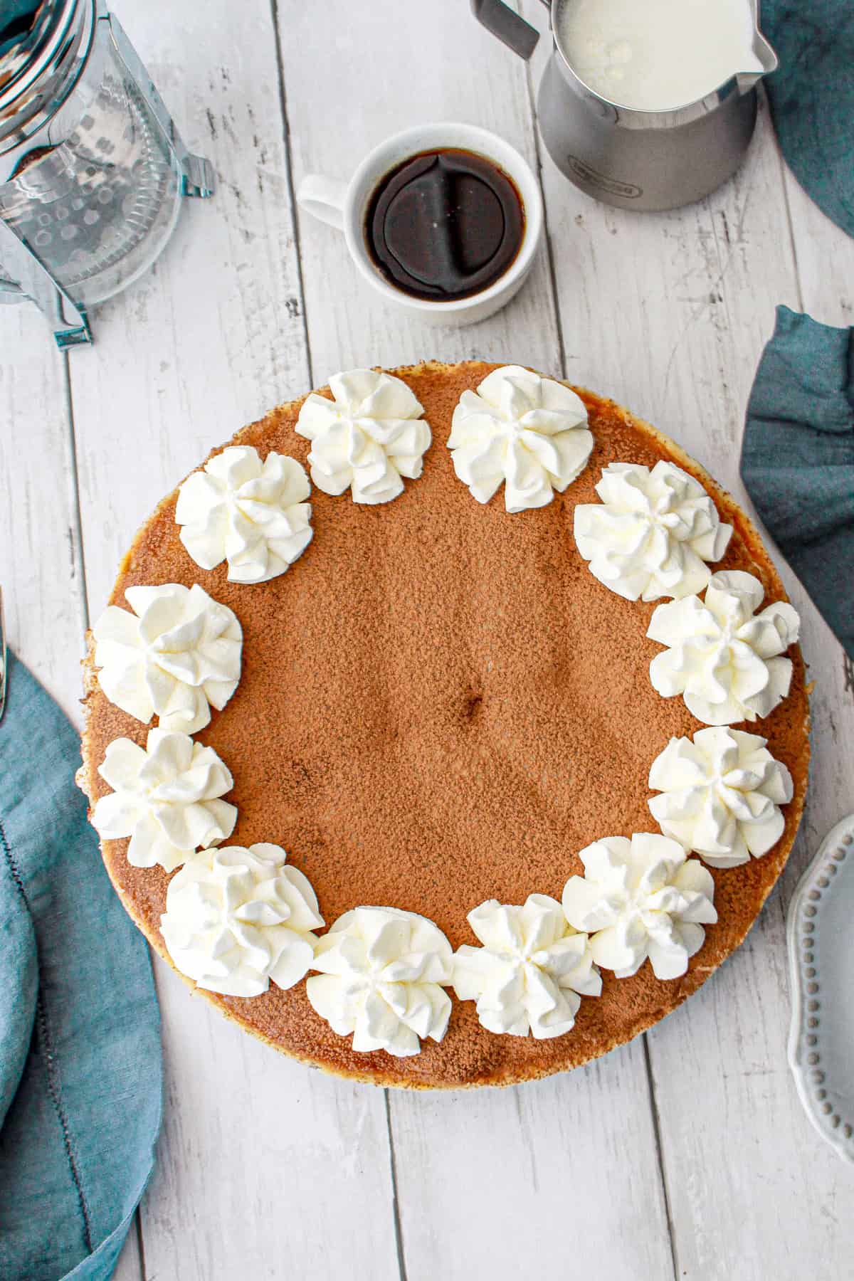 Tiramisu cheesecake.